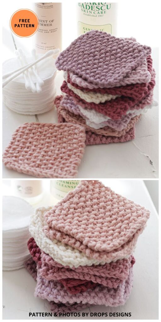 Shiny Scrubbies- 7 Free Knitted Reusable Face Scrubbie Patterns