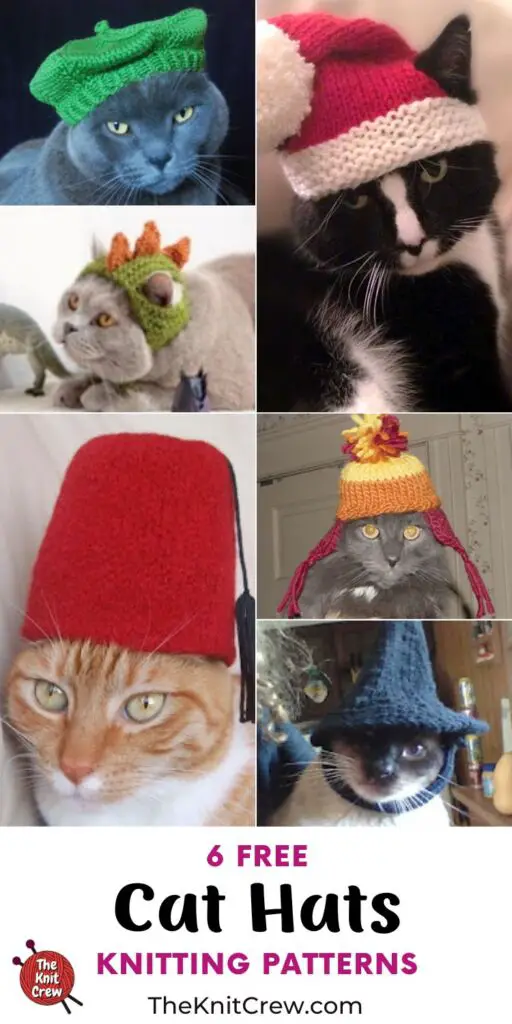 6 Free Cat Hat Knitting Patterns PIN 3