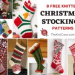 8 Free Knitted Christmas Stocking Patterns FB POSTER