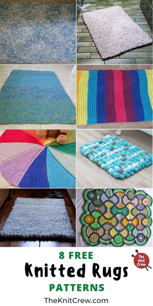 8 Free Knitted Rug Patterns PIN 3