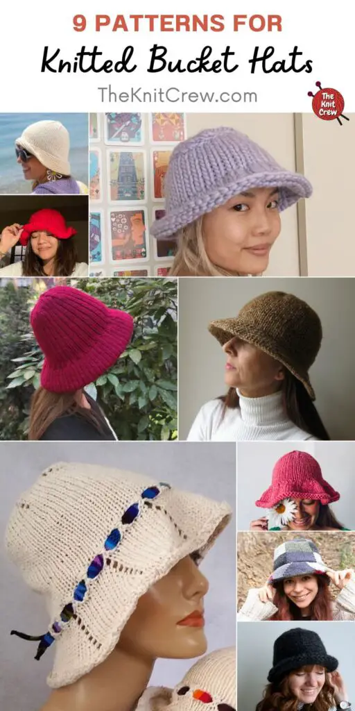 9 Patterns For Knitted Bucket Hat PIN 2