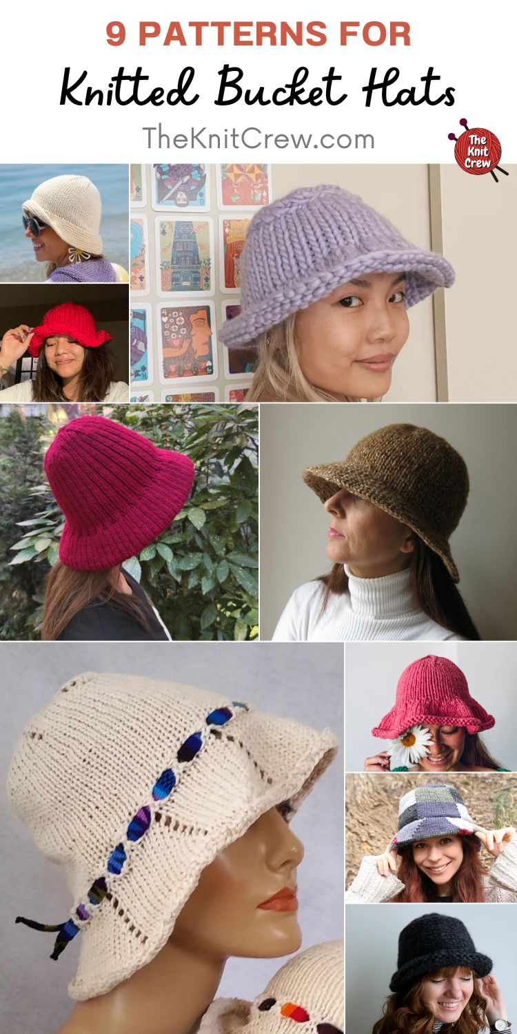 9 Knitted Bucket Hat Patterns For Women The Knit Crew