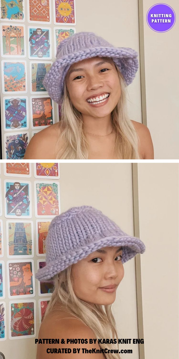9 Knitted Bucket Hat Patterns For Women The Knit Crew
