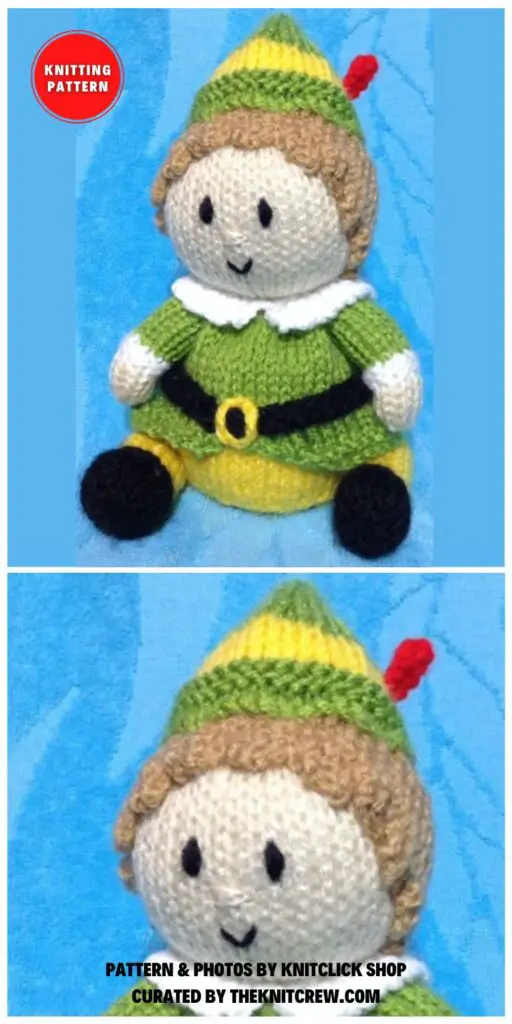 Christmas Buddy the Elf - 6 Adorable Christmas Elf Toy Knitting Patterns