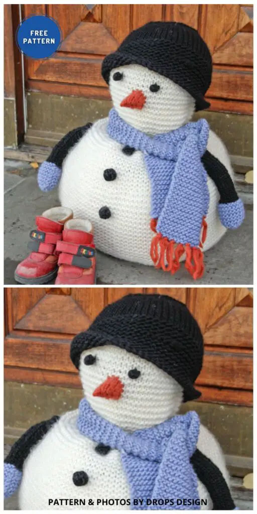 Frank - 6 Knitted Snowman Home Decor Patterns