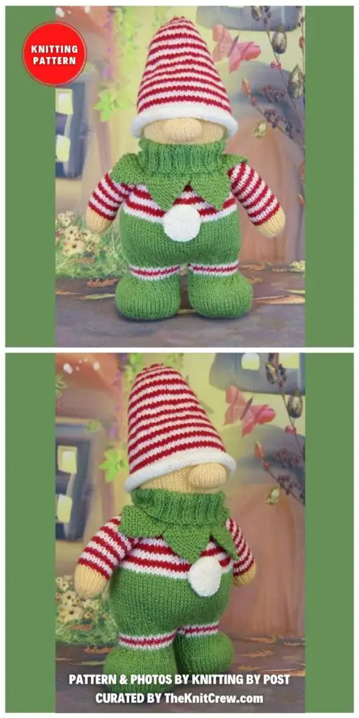 Gnome Elf Knitting Pattern - 6 Adorable Christmas Elf Toy Knitting Patterns