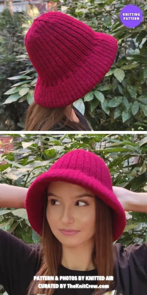 Wide Brimmed Hat Knitting Pattern - 9 Knitted Bucket Hat Patterns For Women - The Knit Crew