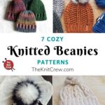 7 Cozy Knitted Beanie Patterns PIN 1