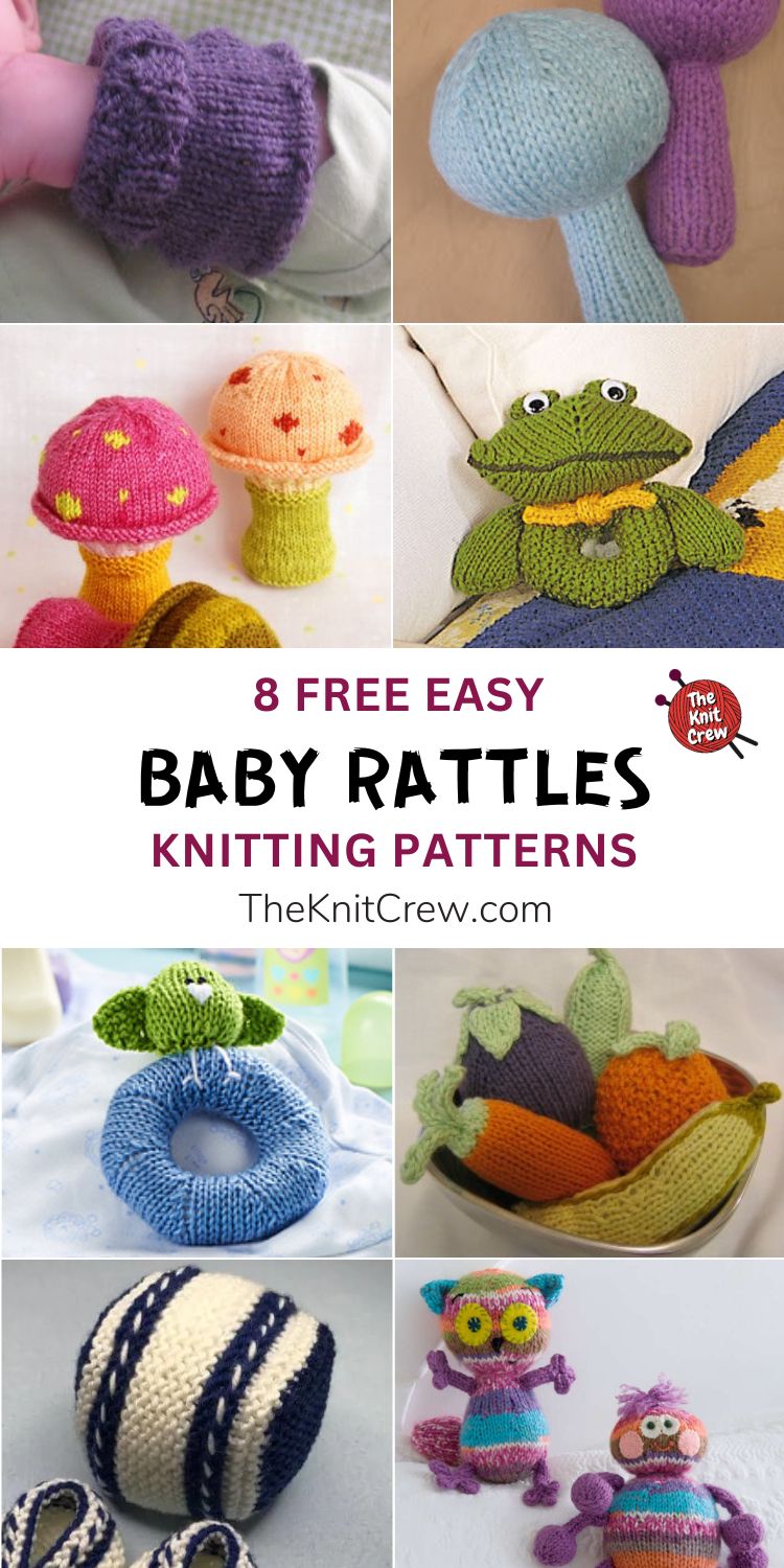 8 Free Easy Baby Rattle Knitting Patterns The Knit Crew