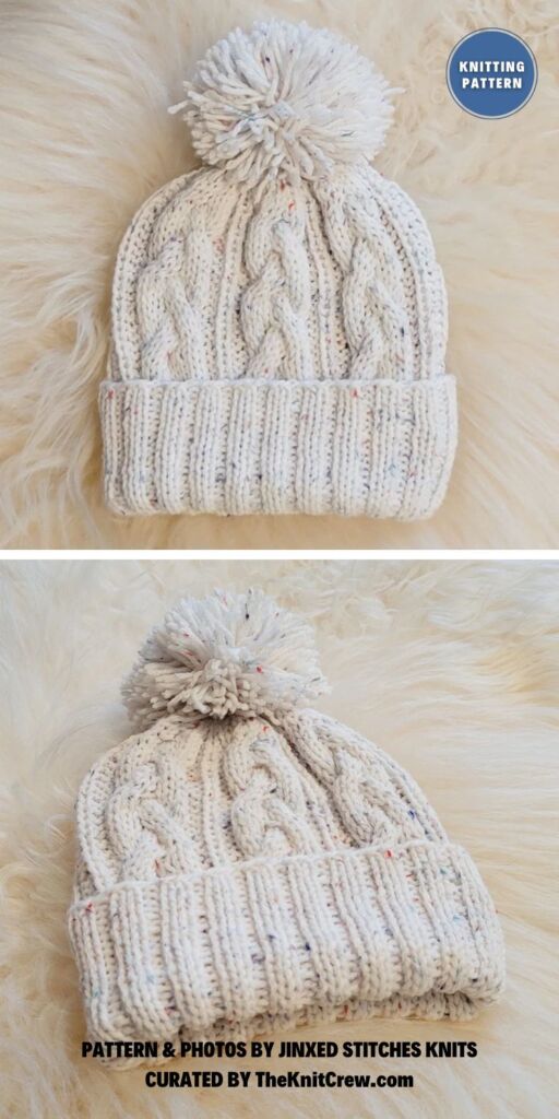 Cable Knit Beanie Pattern - 7 Cozy Knitted Beanie Patterns