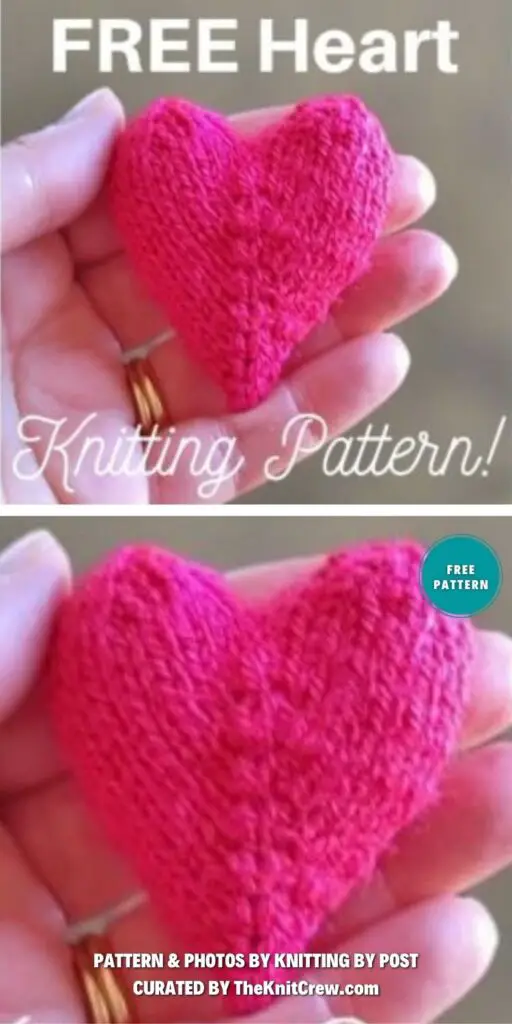 Heart Knitting Pattern - 7 Free Knitted Valenties Patterns Ideas