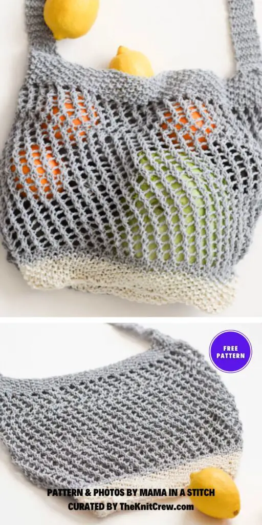 Market String Bag - 6 Free Stylish Market Bag Knitting Patterns