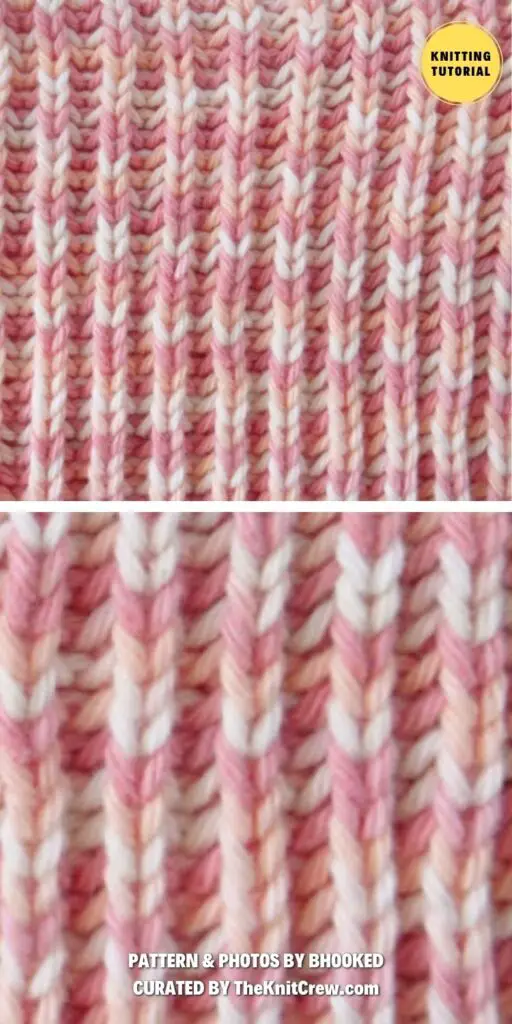 Single Color Brioche Knit Stitch - 7 Knitted Textured Stitch Tutorials For Beginners