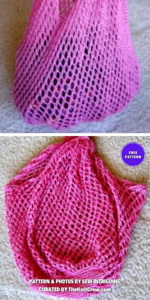 String Bag Instructions - 6 Free Stylish Market Bag Knitting Patterns