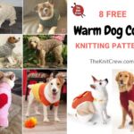 8 Free Warm Dog Coat Knitting Patterns FB POSTER