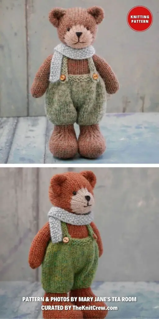 Little Bear Dresses - 7 Knitted Teddy Bear Toy Patterns For Valentine's Day