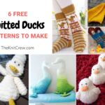 6 Free Knitted Duck Patterns To Make FB POSTER