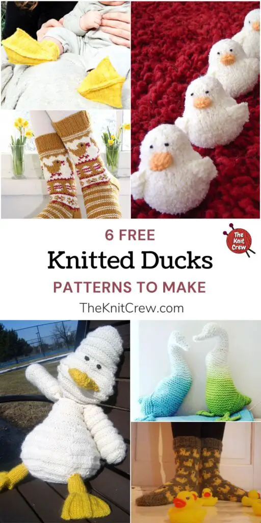 6 Free Knitted Duck Patterns To Make PIN 1