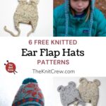 6 Free Knitted Ear Flap Hat Patterns PIN 1