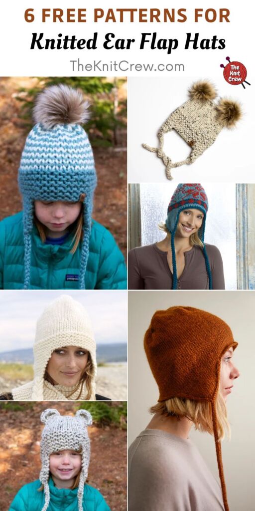 6 Free Patterns For Knitted Ear Flap Hats PIN 2