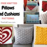 7 Free Knitted Pillow And Cushion Patterns FB POSTER