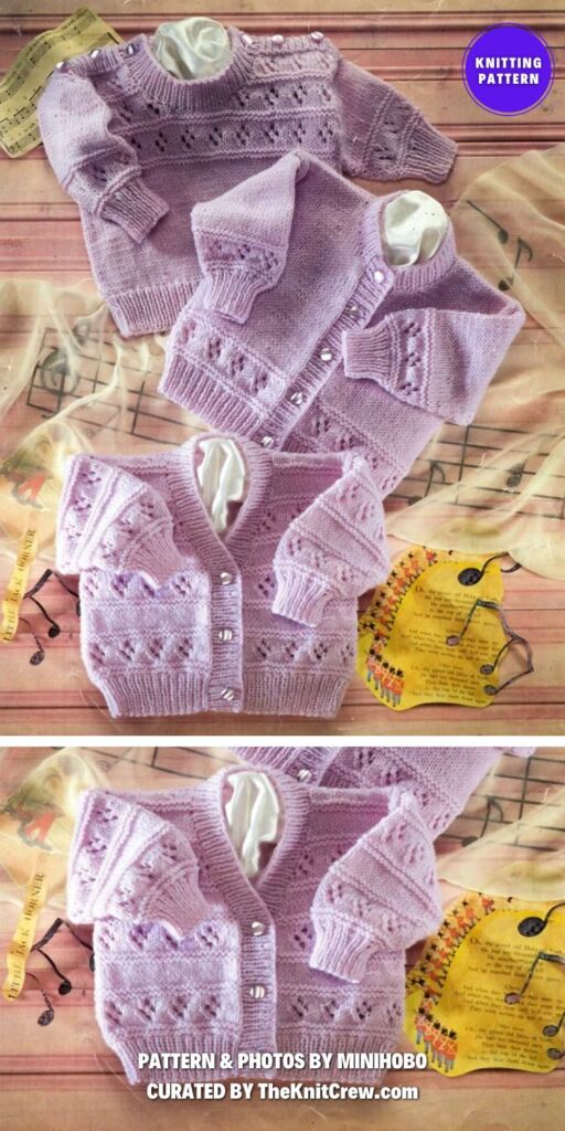 Baby Sweater Cardigan Knitting Pattern - 7 Awesome Knitted Baby Cardigan Patterns