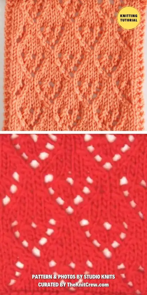 Mini Lace Heart Stitch - 7 Easy Knitted Heart Stitch Tutorials For Beginners