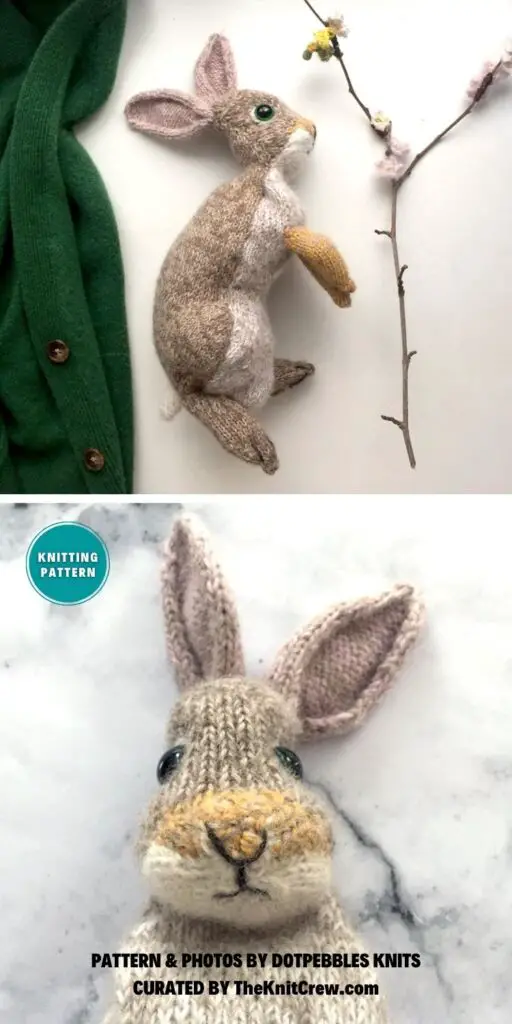Rabbit Knitting Pattern - 7 Adorable Easter Bunny Toy Knitting Patterns