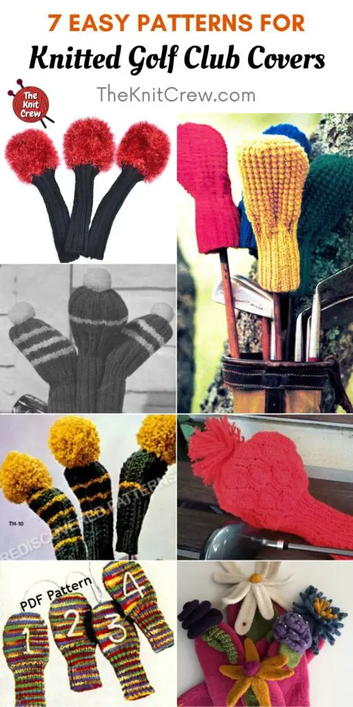7 Easy Patterns For Knitted Golf Club Covers PIN 2