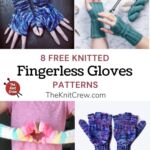 8 Free Knitted Fingerless Gloves Patterns PIN 1
