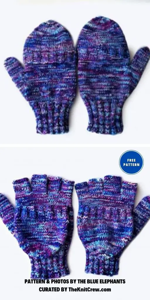 Athena Fingerless Gloves - 8 Free Knitted Fingerless Gloves Patterns