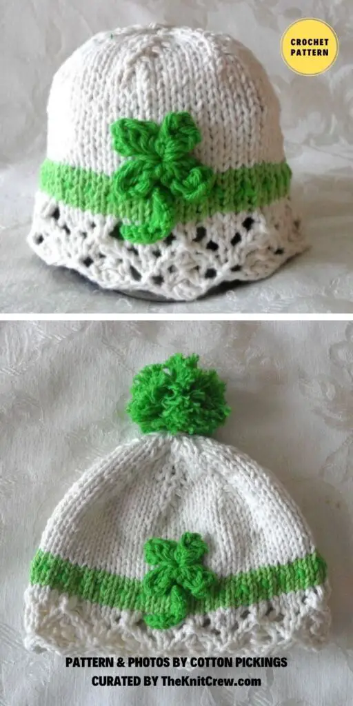 Knitted Shamrock Hat St Patricks Day - 6 Best Knitted St. Patrick's Day Patterns