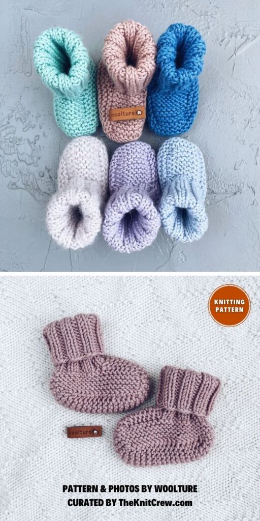 Knitting Patterns for Baby Booties - 8 Easy Knitted Baby Booties Patterns