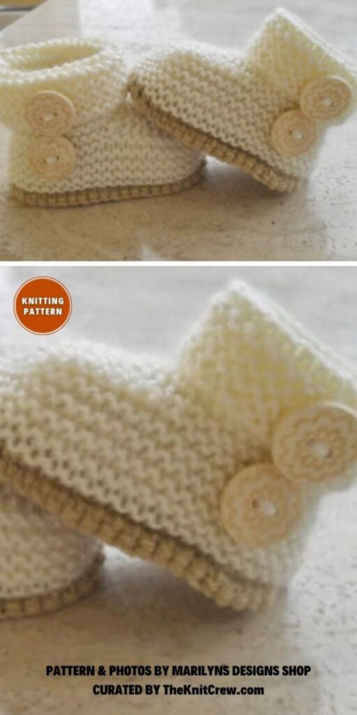 Quick and Easy Baby Booties - 8 Easy Knitted Baby Booties Patterns