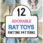 12 Adorable Rat Toy Knitting Patterns PIN 1
