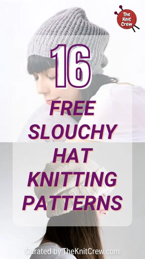 16 Free Slouchy Hat Knitting PatternsPIN 2