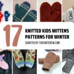 17 Knitted Kids Mittens Patterns For Winter - Facebook Poster