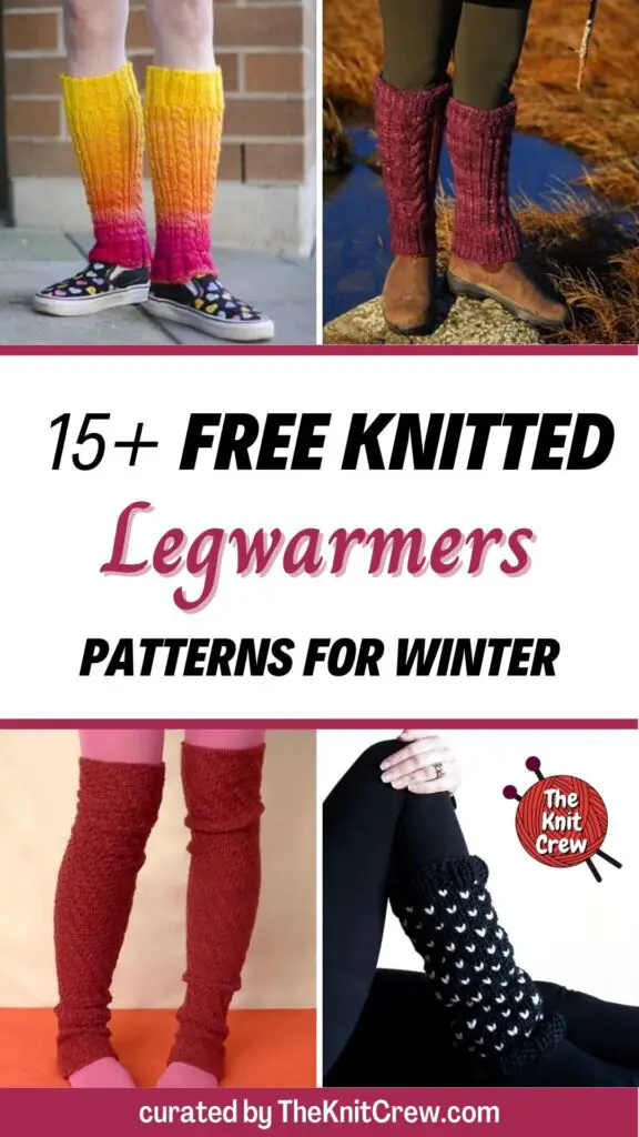 19 Free Knitted Legwarmer Patterns For Winter PIN 1
