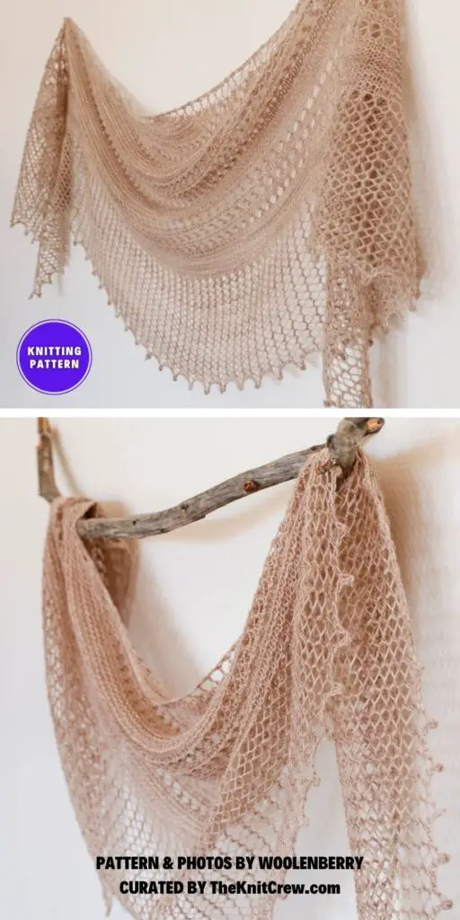 Gossamer Shawl Knitting Pattern - 14 Beautiful Knitted Lace Shawl Patterns For Women
