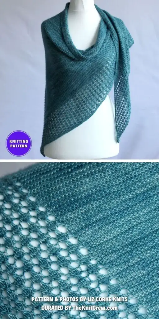 Lace Shawl Knitting Pattern - 14 Beautiful Knitted Lace Shawl Patterns For Women (2)