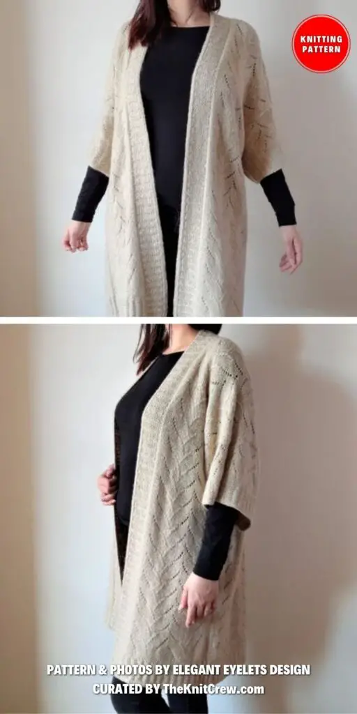 Long Oversized Cardigan for Women Knitting Pattern - 11 Knitted Long Cardigan Patterns For Colder Weather
