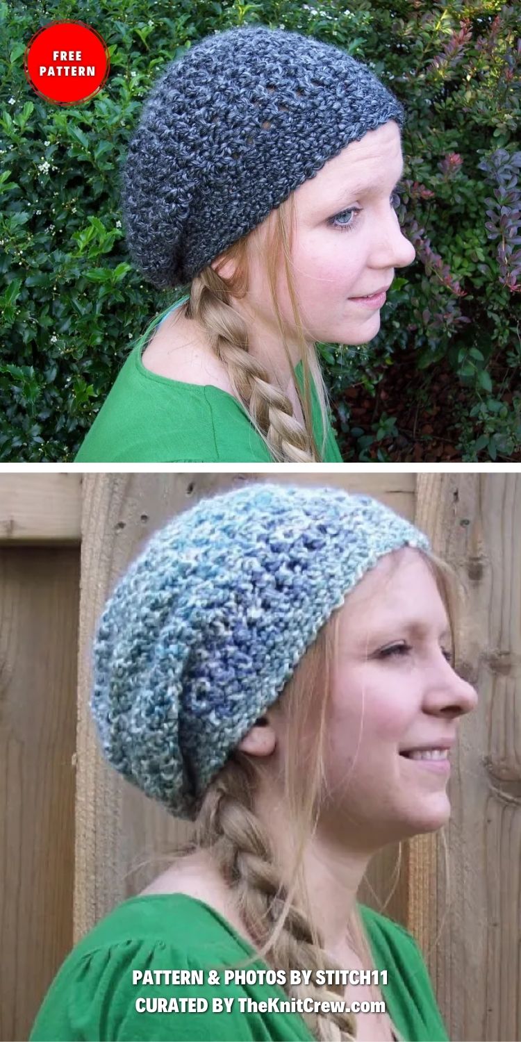 16 Free Knitted Slouchy Hat Patterns - The Knit Crew