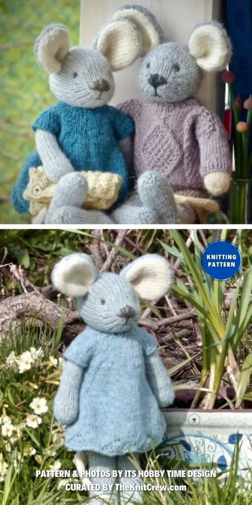 Mouse Knitting Pattern - 12 Adorable Rat Toy Knitting Patterns
