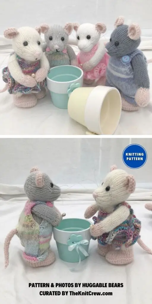 Mulberry Mouse - 12 Adorable Rat Toy Knitting Patterns