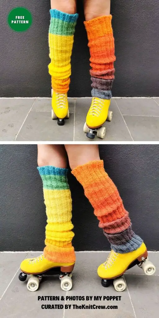 Super Scrunchy Extra Long Knitted Legwarmer Pattern - 19 Free Knitted Legwarmer Patterns For Winter