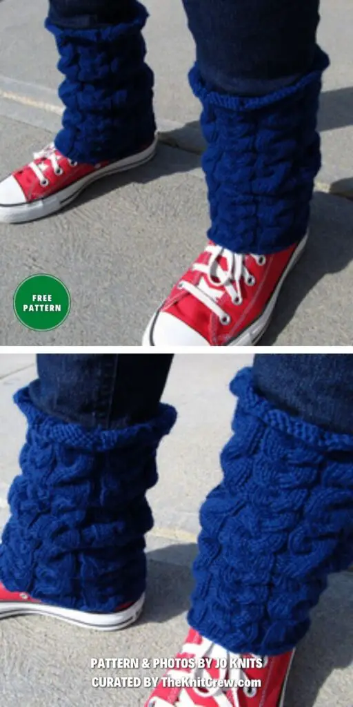 Twisted Braid Leg Warmers - 19 Free Knitted Legwarmer Patterns For Winter