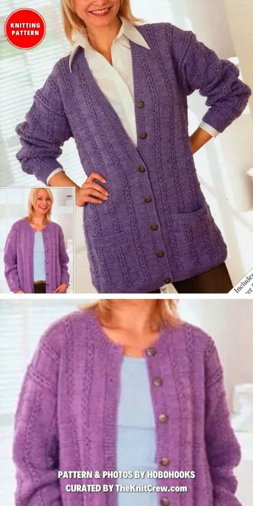 Women's Cardigan Knitting Pattern - 11 Knitted Long Cardigan Patterns For Colder Weather