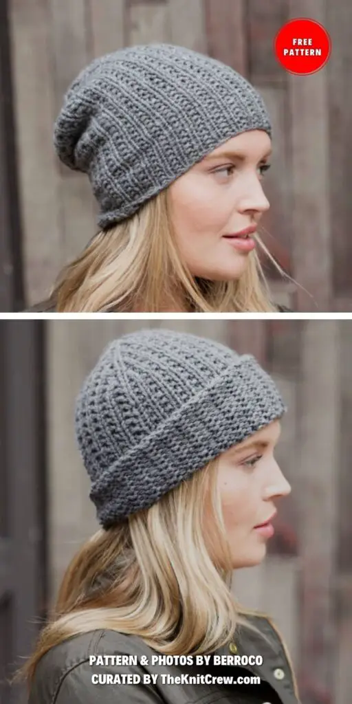 Yawl - 16 Free Knitted Slouchy Hat Patterns