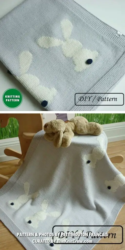 Baby Blanket Knitting Pattern - 8 Gorgeous Knitted Easter Baby Blanket Patterns