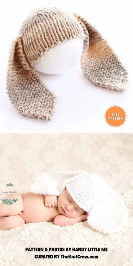 Baby Bunny Hat - 11 Cute Bunny Hat Knitting Patterns